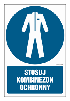 GL021 Use protective coverall - sheet of 9 stickers