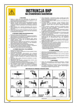 IAE07 Occupational health and safety instructions on the hook position
