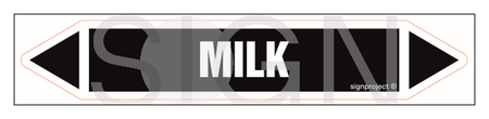 JF271 MILK - sheet of 5 stickers