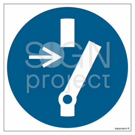 GJ021 Unplug before maintenance or repair - sheet of 9 stickers