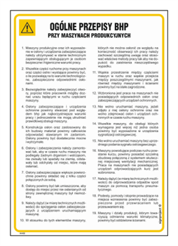 IAA02 General health and safety regulations for production machines