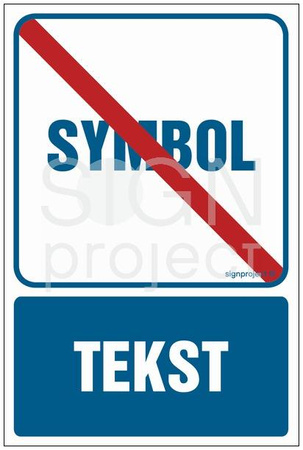 Znak na zamówienie Wzór D-006