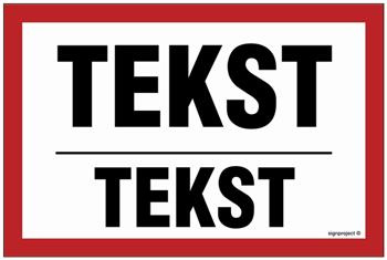 Znak na zamówienie Wzór B-015