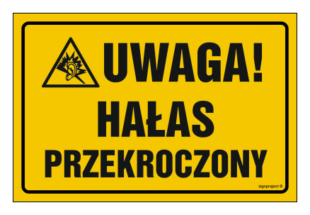 ND046 Caution noise exceeded