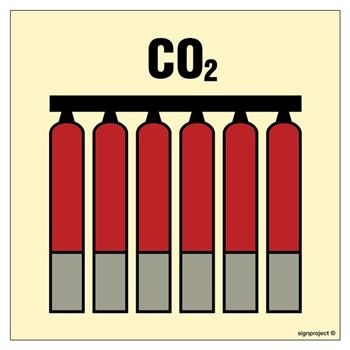 FE076 Fixed CO 2 fire extinguishing battery