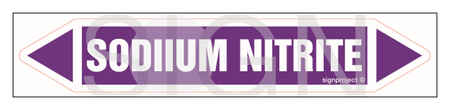 JF422 SODIIUM NITRITE - arkusz 5 naklejek