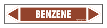 JF037 Benzene - arkusz 5 naklejek