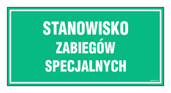 JE016 Stanowisko zabiegów specjalnych