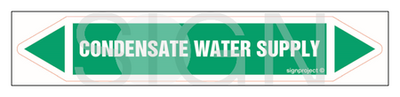 JF098 Condensate water supply - sheet of 2 stickers