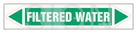 JF155 Filtered water - sheet of 5 stickers