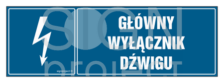HH023 Główny wyłącznik dźwigu