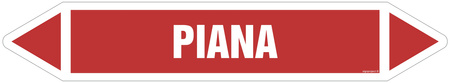 JF327 PIANA - arkusz 5 naklejek
