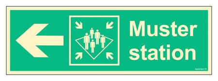 FB137 Muster station side left