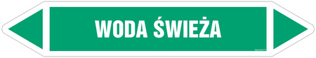 JF511 WODA ŚWIEŻA - arkusz 5 naklejek