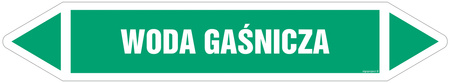 JF483 WODA GAŚNICZA - arkusz 5 naklejek