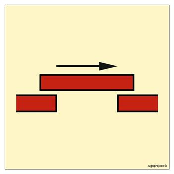 FE022 A class self closing sliding fire door