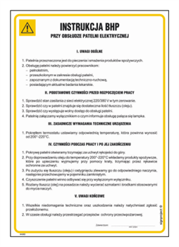 IAG02 Health and safety instructions when using an electric frying pan