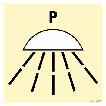 FE111 Space protected by Powder fire extinguishing system