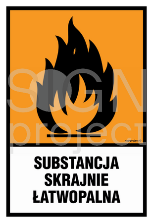 LB013 Substancja skrajnie łatwopalna