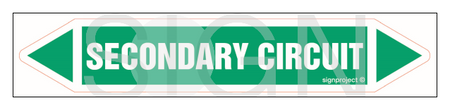 JF412 SECONDARY CIRCUIT - sheet of 5 stickers