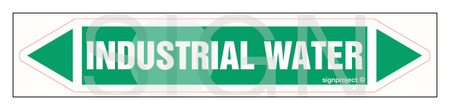 JF229 INDUSTRIAL WATER - arkusz 2 naklejek