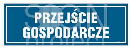 PA070 Przejście gospodarcze