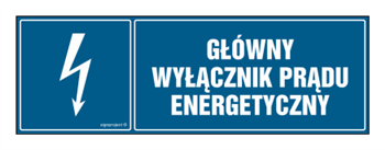 HH015 Główny wyłącznik energetyczny prądu - arkusz 8 naklejek