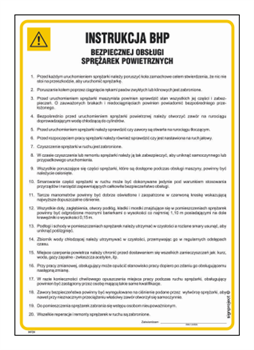 IAF24 Instrukcja w sprawie bezpieczeństwa pracy przy sprężarkach powietrznych