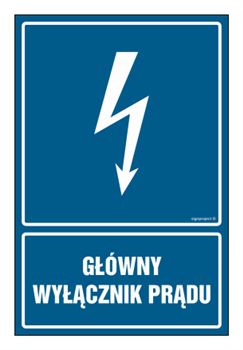 HG014 Główny wyłącznik prądu - opakowanie 10 sztuk
