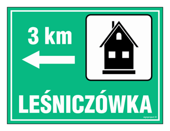 OC001 Lesniczówka - odległość