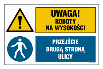 OI042 Uwaga! roboty na wysokości, Przejście drugą stroną ulicy