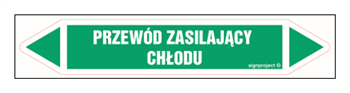 JF376 PRZEWÓD ZASILAJĄCY CHŁODU - arkusz 4 naklejek