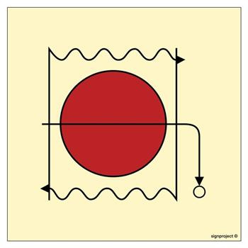 FA063 Fire damper in vent duc