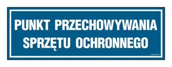 PA381 Punkt przechowywania sprzętu ochronnego