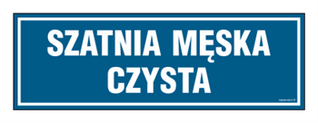 PA305 Szatnia męska czysta