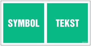 Znak na zamówienie Wzór A-10 - arkusz 6 naklejek