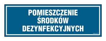 PA379 Pomieszczenie środków dezynfekcyjnych