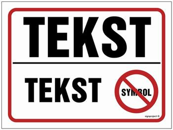 Znak na zamówienie Wzór B-023