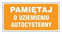 SB011 Pamiętaj o uziemieniu autocysterny