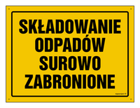 OA033 Składowanie odpadów surowo zabronione