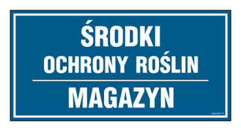 PA555 Środki ochrony roślin Magazyn