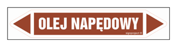 JF294 OLEJ NAPĘDOWY - arkusz 5 naklejek