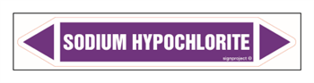 JF421 SODIUM HYPOCHLORITE - arkusz 5 naklejek