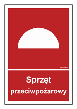 BC006 Sprzęt przeciwpożarowy - arkusz 9 naklejek