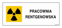 KA014 Znak ostrzegawczy do oznakowania pracowni rentgenowskiej