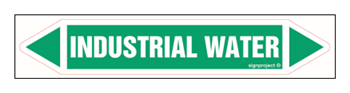 JF229 INDUSTRIAL WATER - arkusz 5 naklejek
