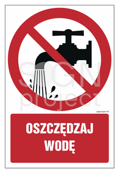 GC052 Oszczędzaj wodę