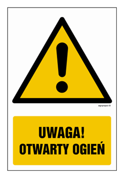 GF043 Uwaga otwarty ogień