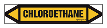 JF071 Chloroethane - arkusz 5 naklejek