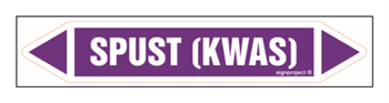 JF431 SPUST (KWAS) - arkusz 5 naklejek